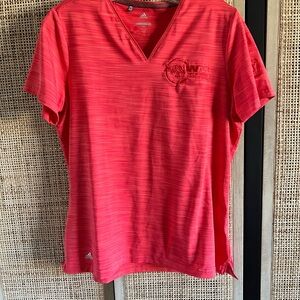 Adidas - Waste Management Golf Tournament logo’d golf top. Orange, size L.